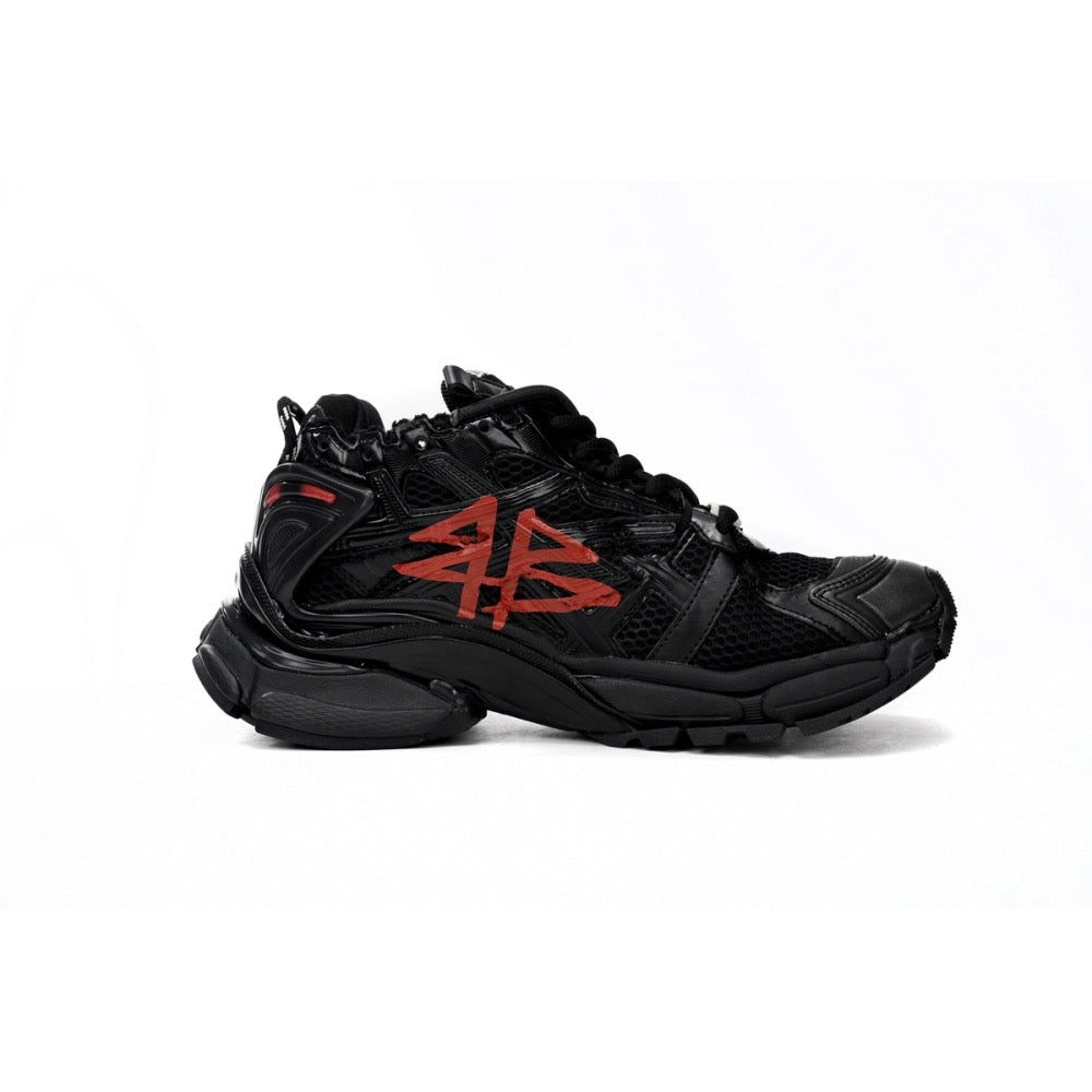 Balenciaga Black and Red runners
