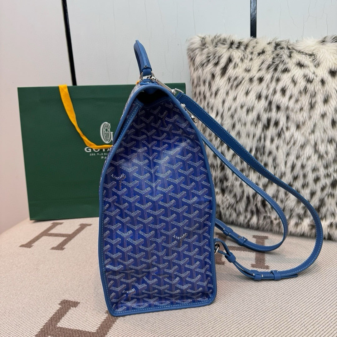 Goyard backpack bag Blue
