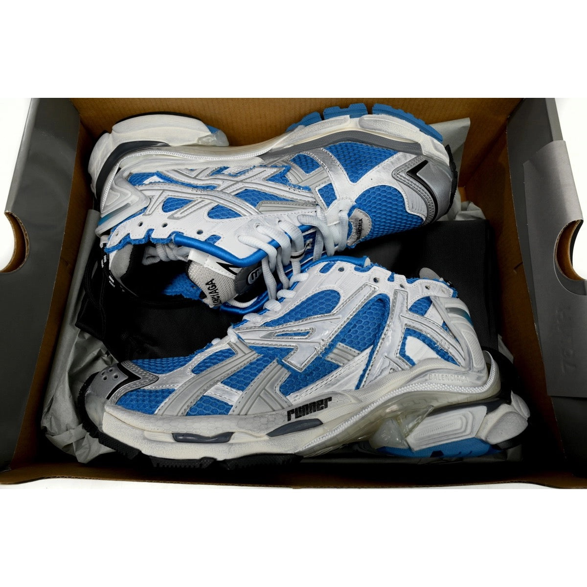 Balenciaga Blue and White runners