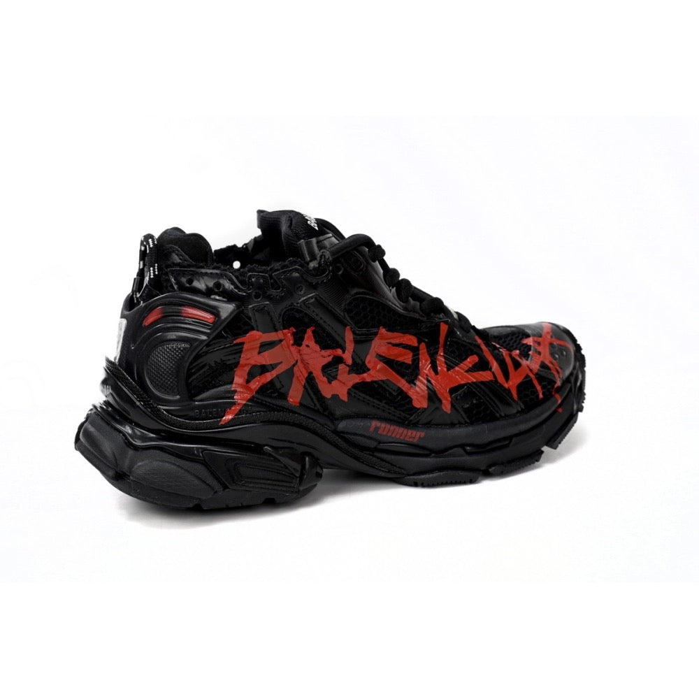 Balenciaga Black and Red runners