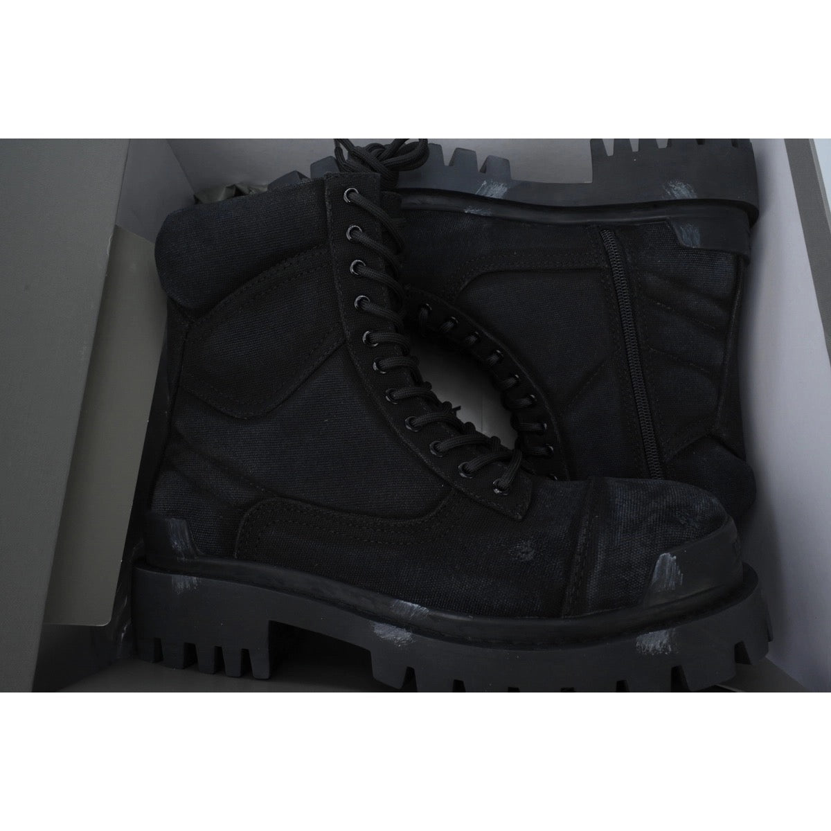 Balenciaga Black Strike boots
