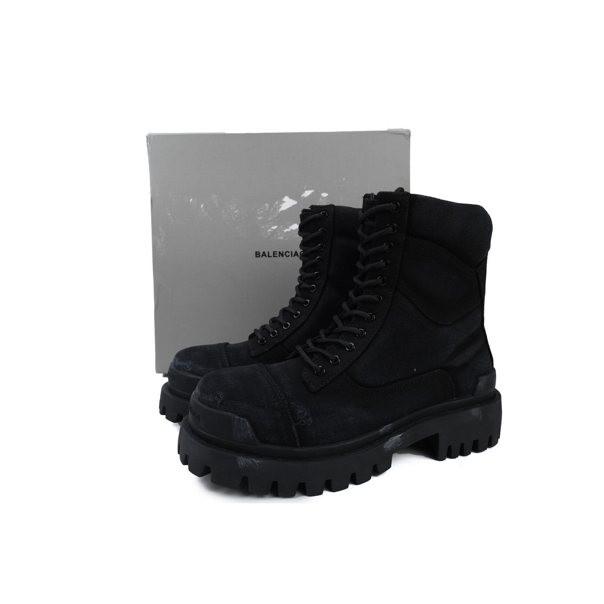 Balenciaga Black Strike boots