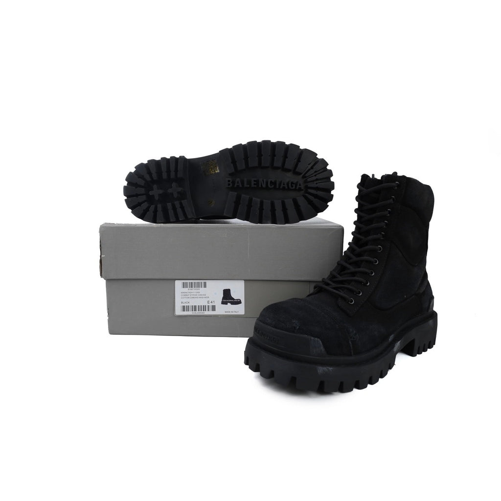 Balenciaga Black Strike boots