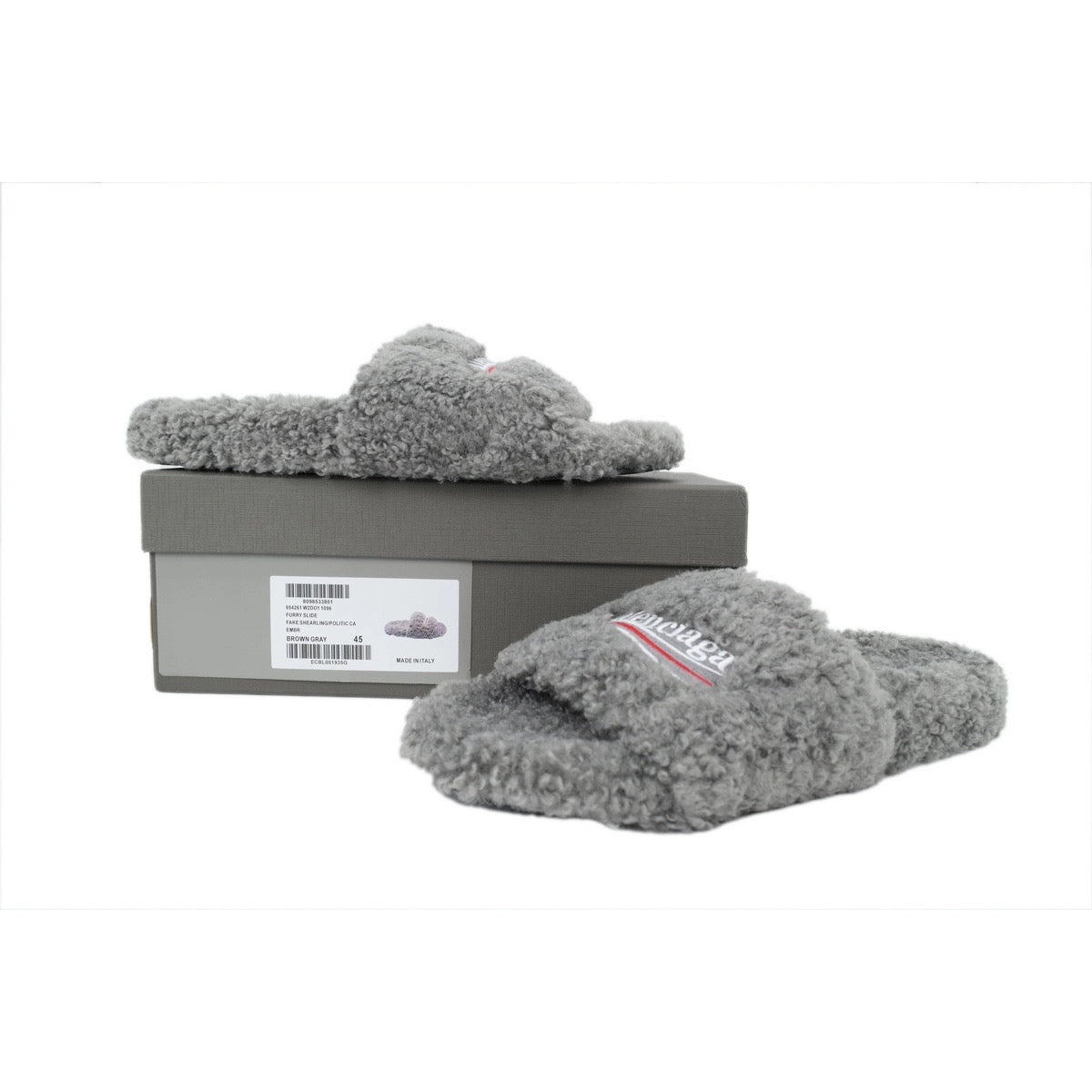 Balenciaga Gray slides
