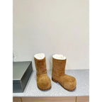 Balenciaga Beige Alaskan boots