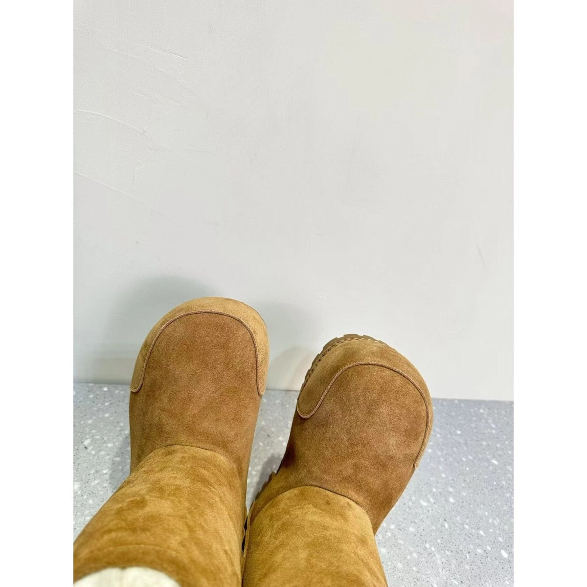 Balenciaga Beige Alaskan boots