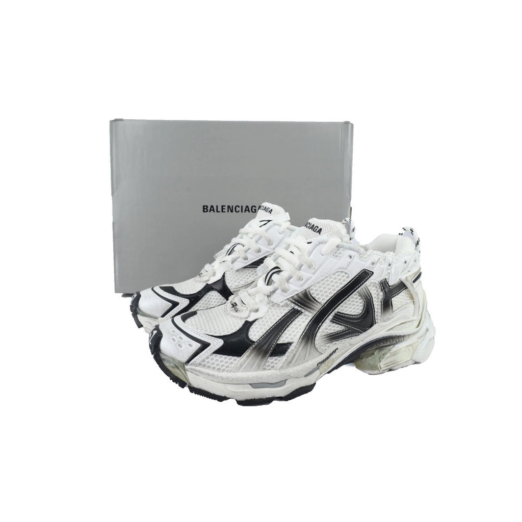 Balenciaga Gradient White and black runner
