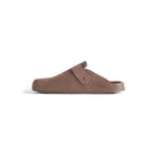 Balenciaga Brown Burkin slides