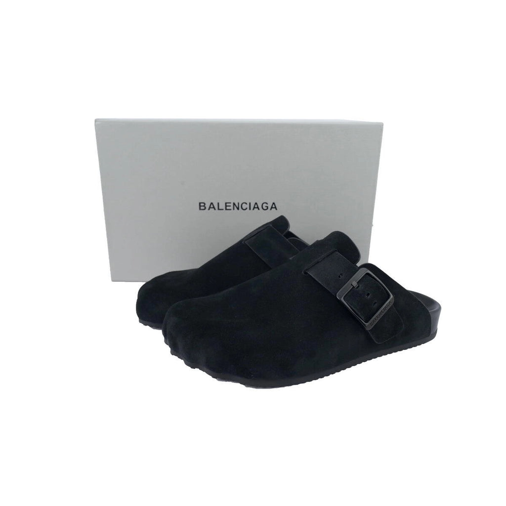 Balenciaga Black Burkin slides