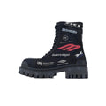Balenciaga Black Print Strike boots