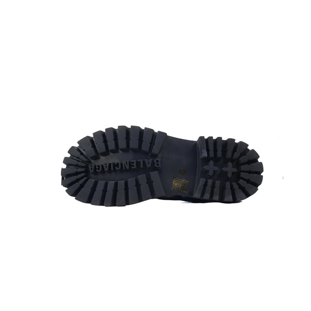 Balenciaga Black Print Strike boots