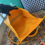 Goyard backpack bag Yellow and green