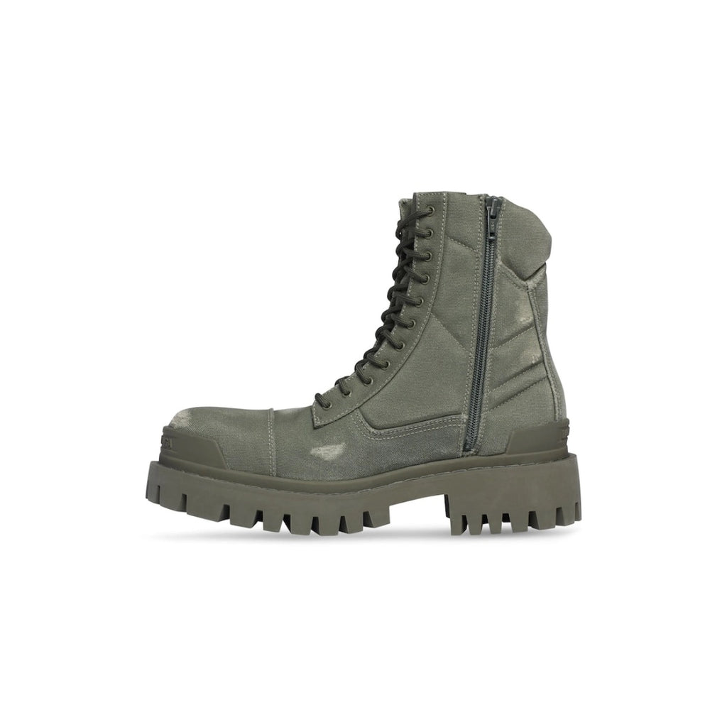 Balenciaga Green Strike boots