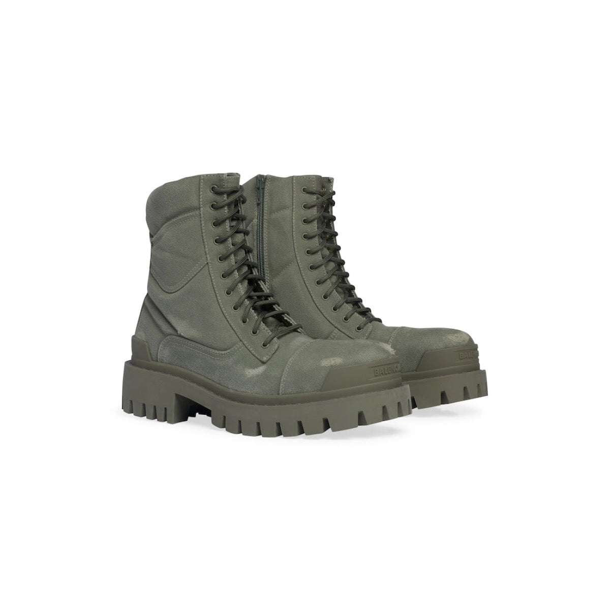 Balenciaga Green Strike boots