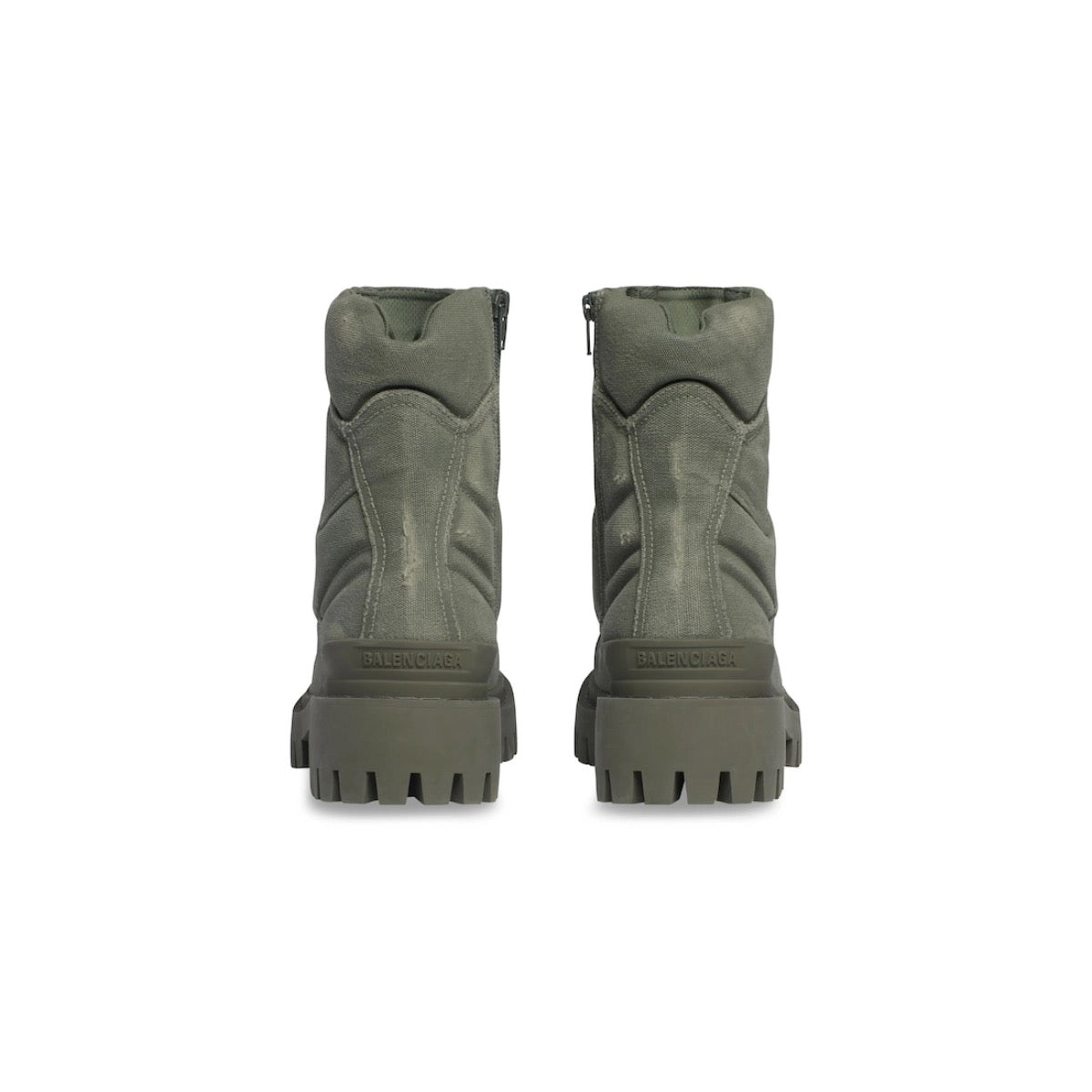 Balenciaga Green Strike boots