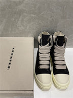 Rick Owen Black hightop Ramons Jumbo lace