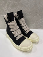 Rick Owen Black hightop Ramons Jumbo lace