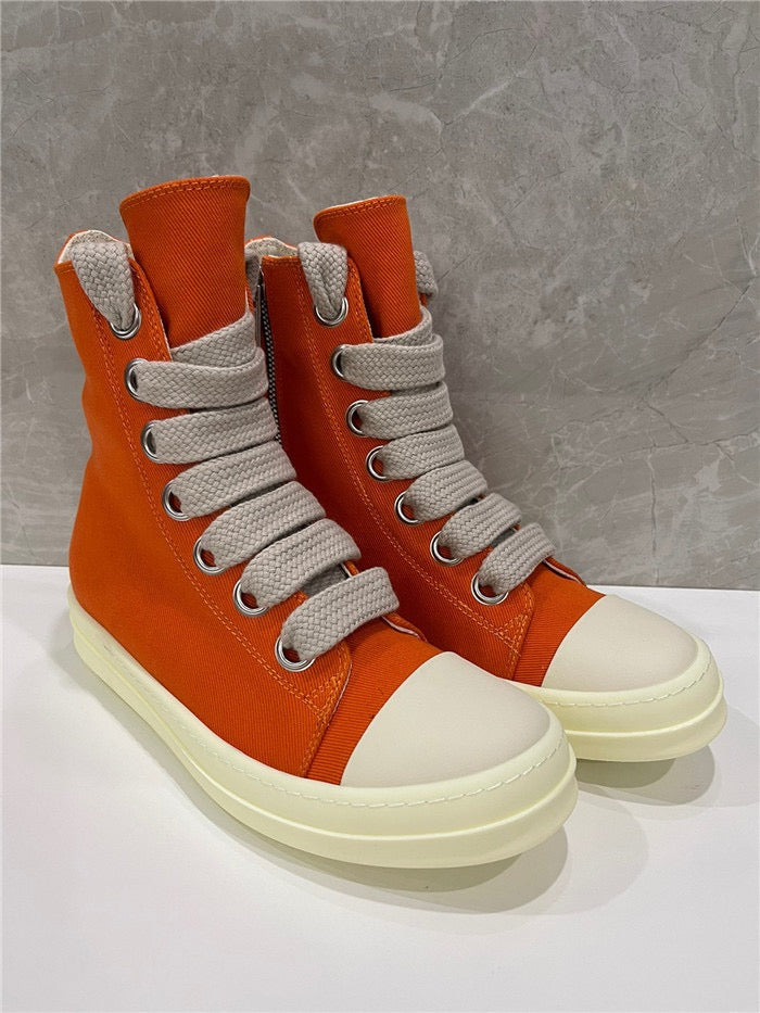 Rick Owen orange hightop Ramons