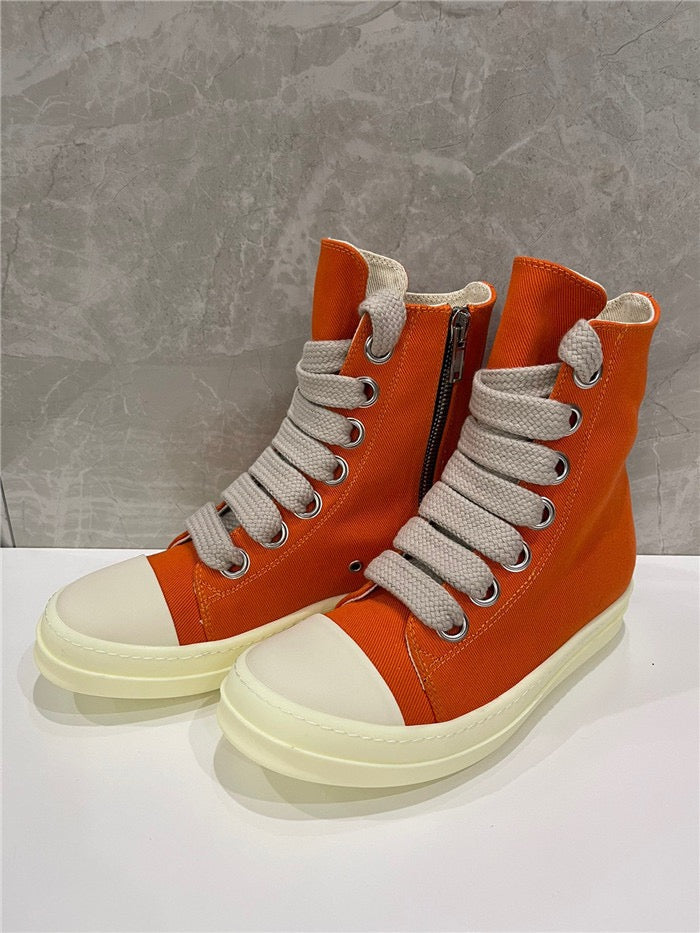 Rick Owen orange hightop Ramons
