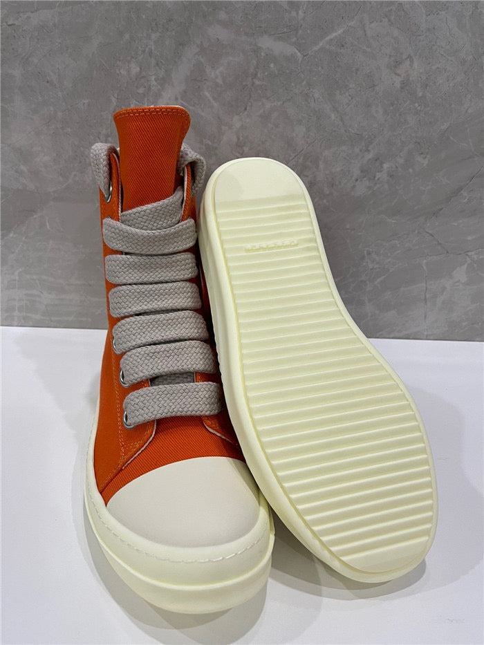 Rick Owen orange hightop Ramons
