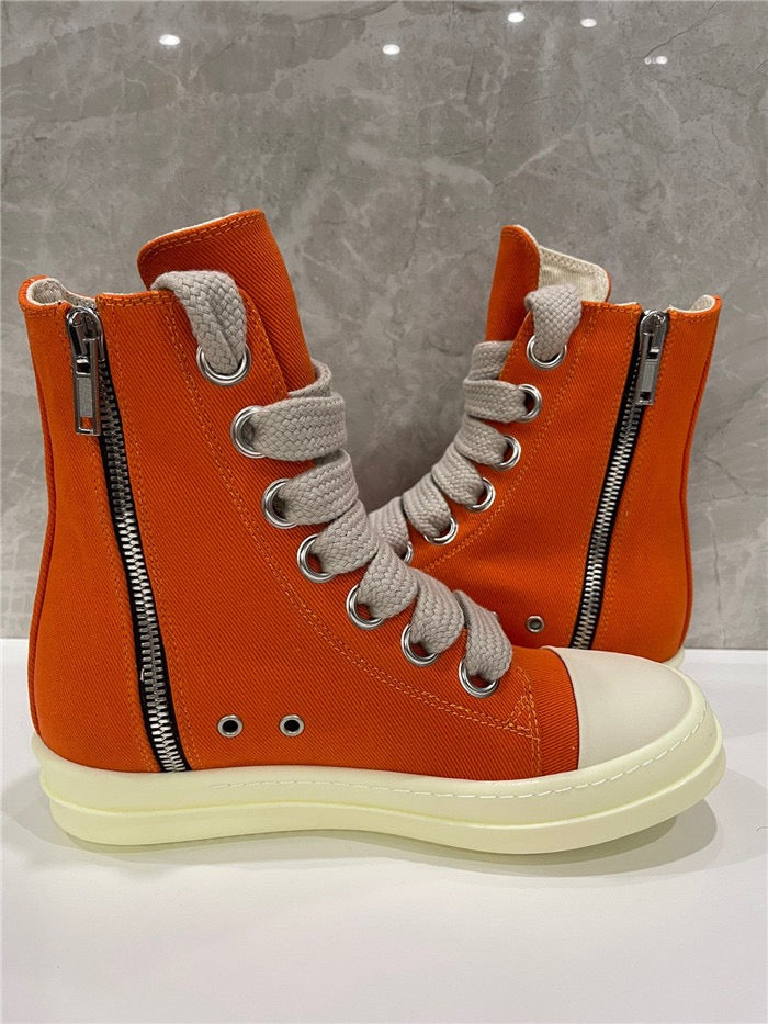 Rick Owen orange hightop Ramons