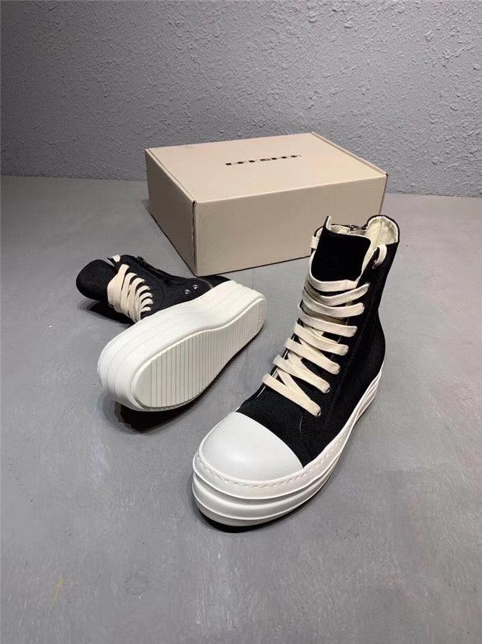 Rick Owen Black hightop Ramons