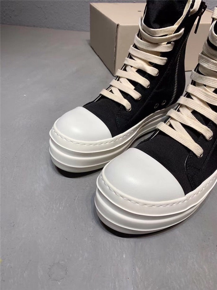 Rick Owen Black hightop Ramons