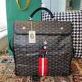 Goyard backpack bag Red and black