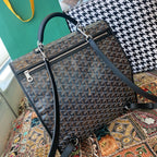 Goyard backpack bag Red and black