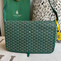 Goyard Green Crossbody Capetein bag