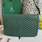 Goyard Green Crossbody Capetein bag