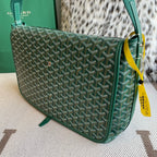 Goyard Green Crossbody Capetein bag