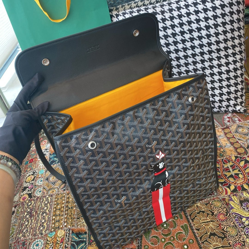 Goyard backpack bag Red and black