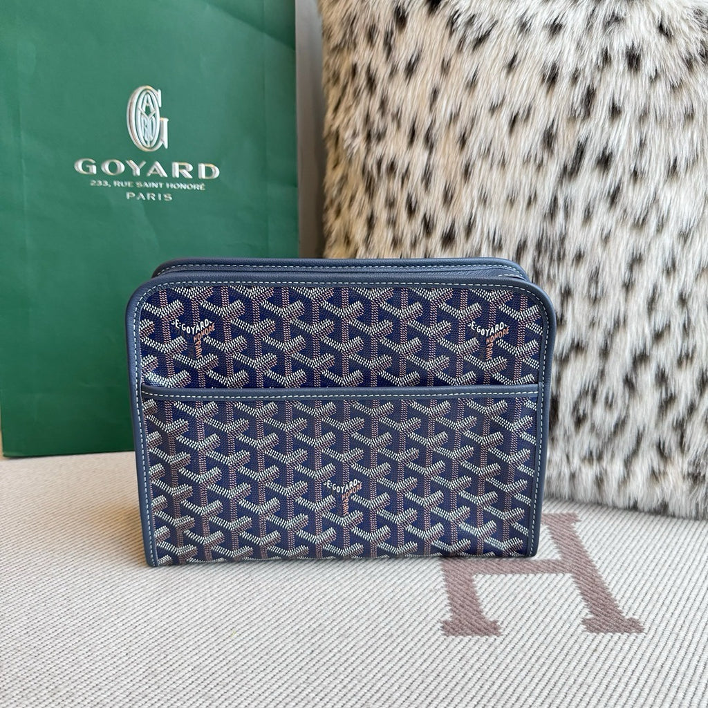 Goyard Navy blue Clutch bag