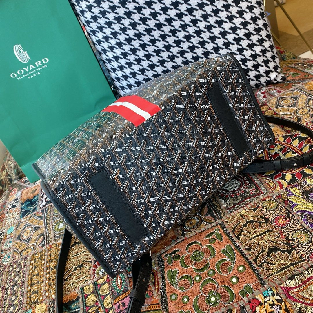 Goyard backpack bag Red and black