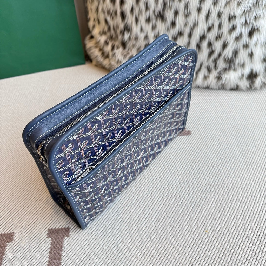 Goyard Navy blue Clutch bag