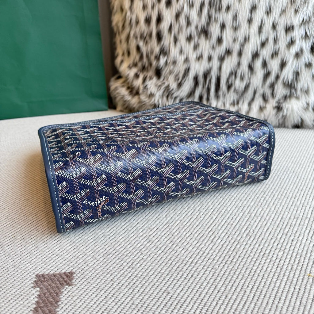 Goyard Navy blue Clutch bag