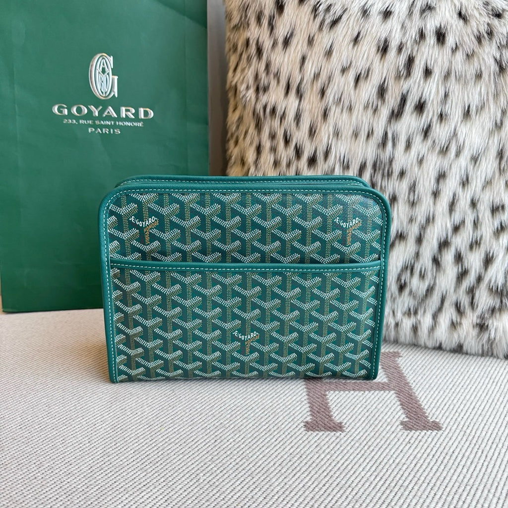 Goyard Green Clutch bag