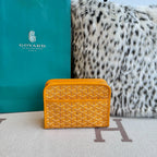 Goyard Yellow Clutch bag