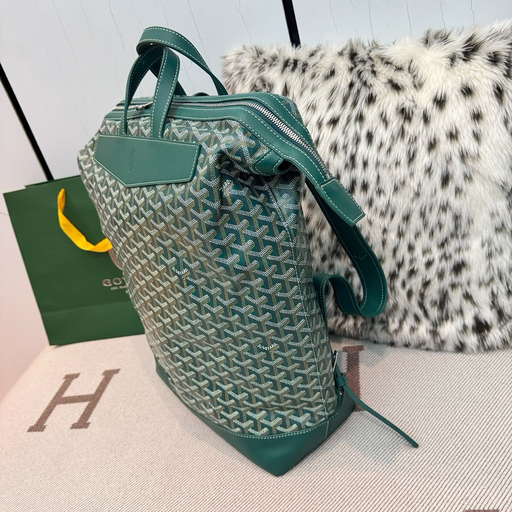 Goyard backpack green