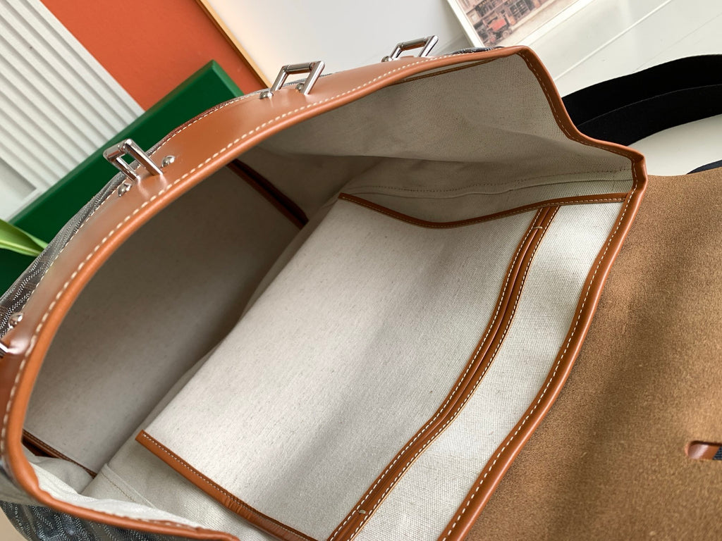 Goyard brown backpack