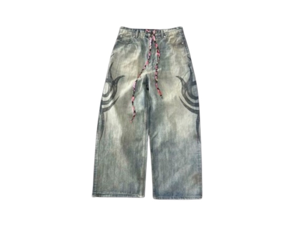Balenciaga tribal jeans