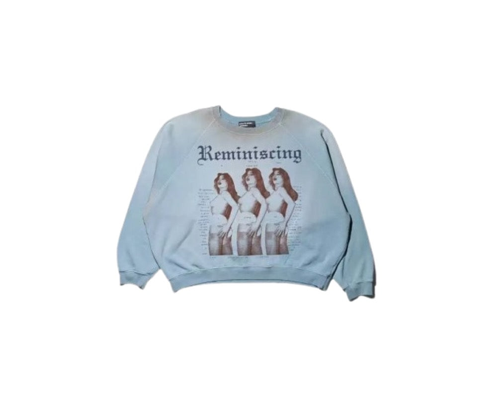 ERD reminiscing blue crew neck