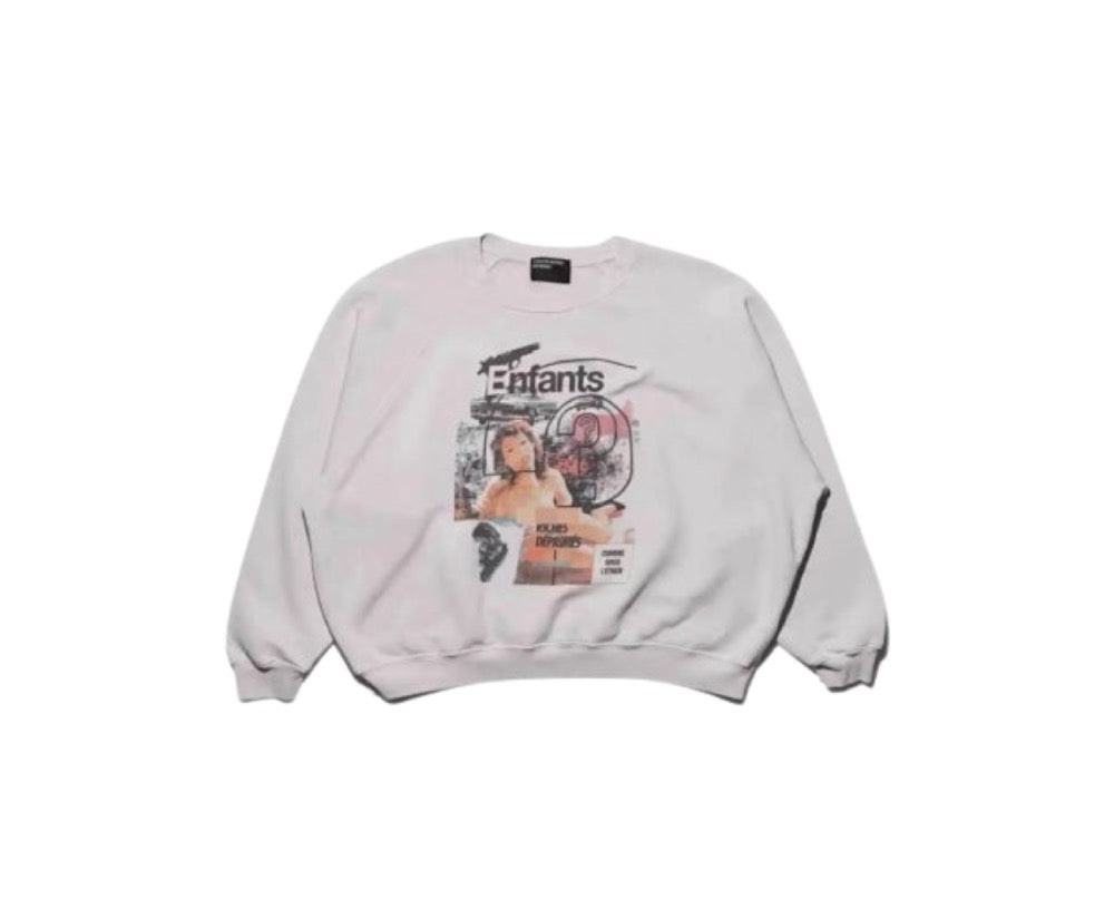 ERD white crew neck