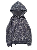 Number nine black tribal zip up