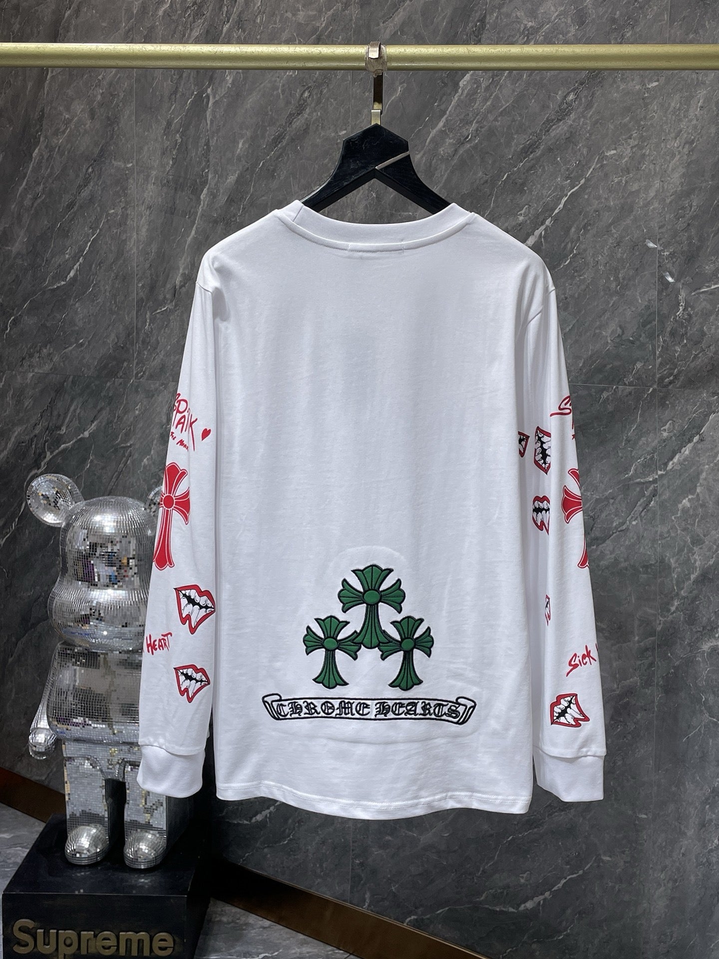 Chrome hearts white Matty boy long sleeve