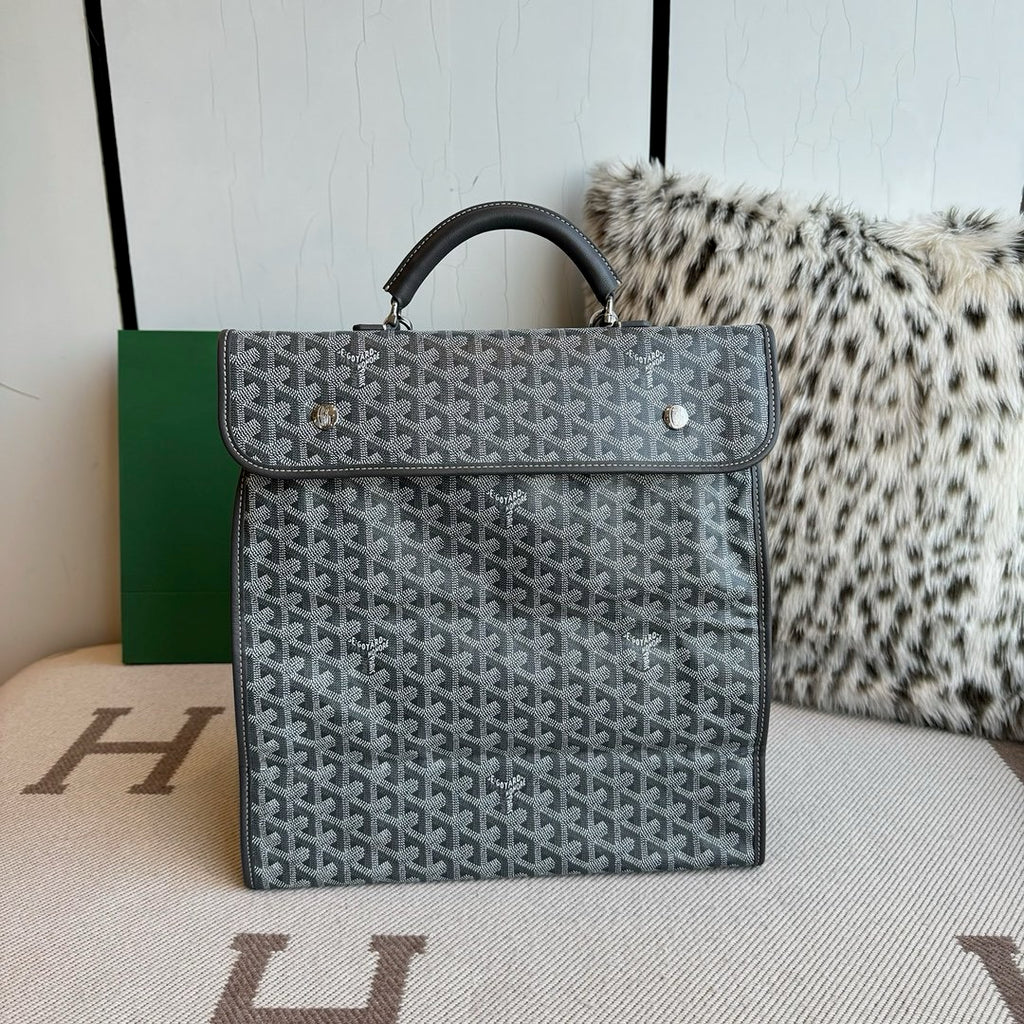 Goyard backpack bag Gray