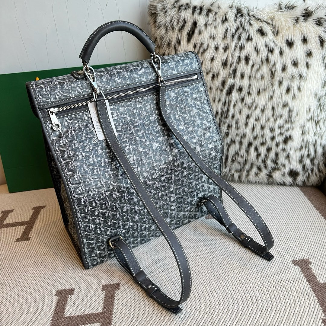 Goyard backpack bag Gray