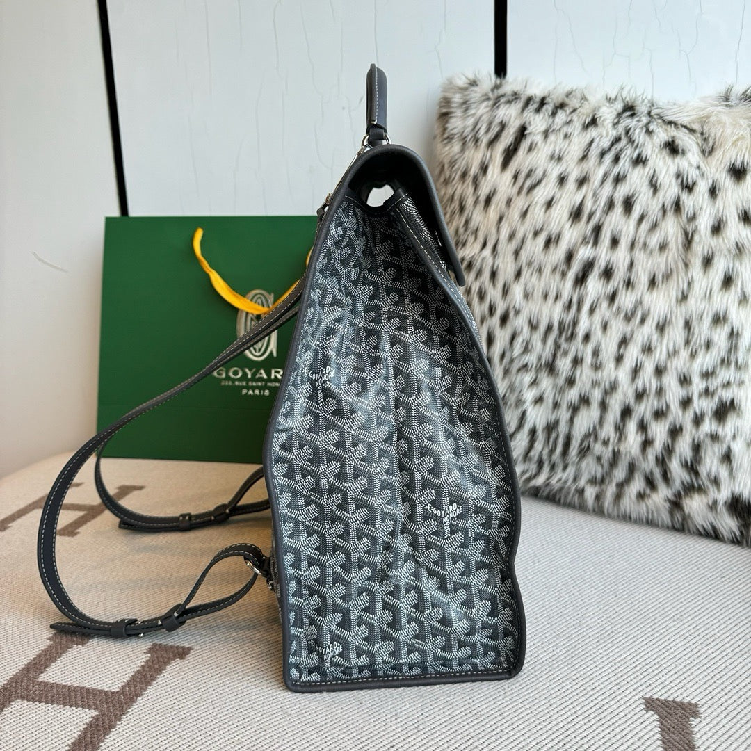 Goyard backpack bag Gray