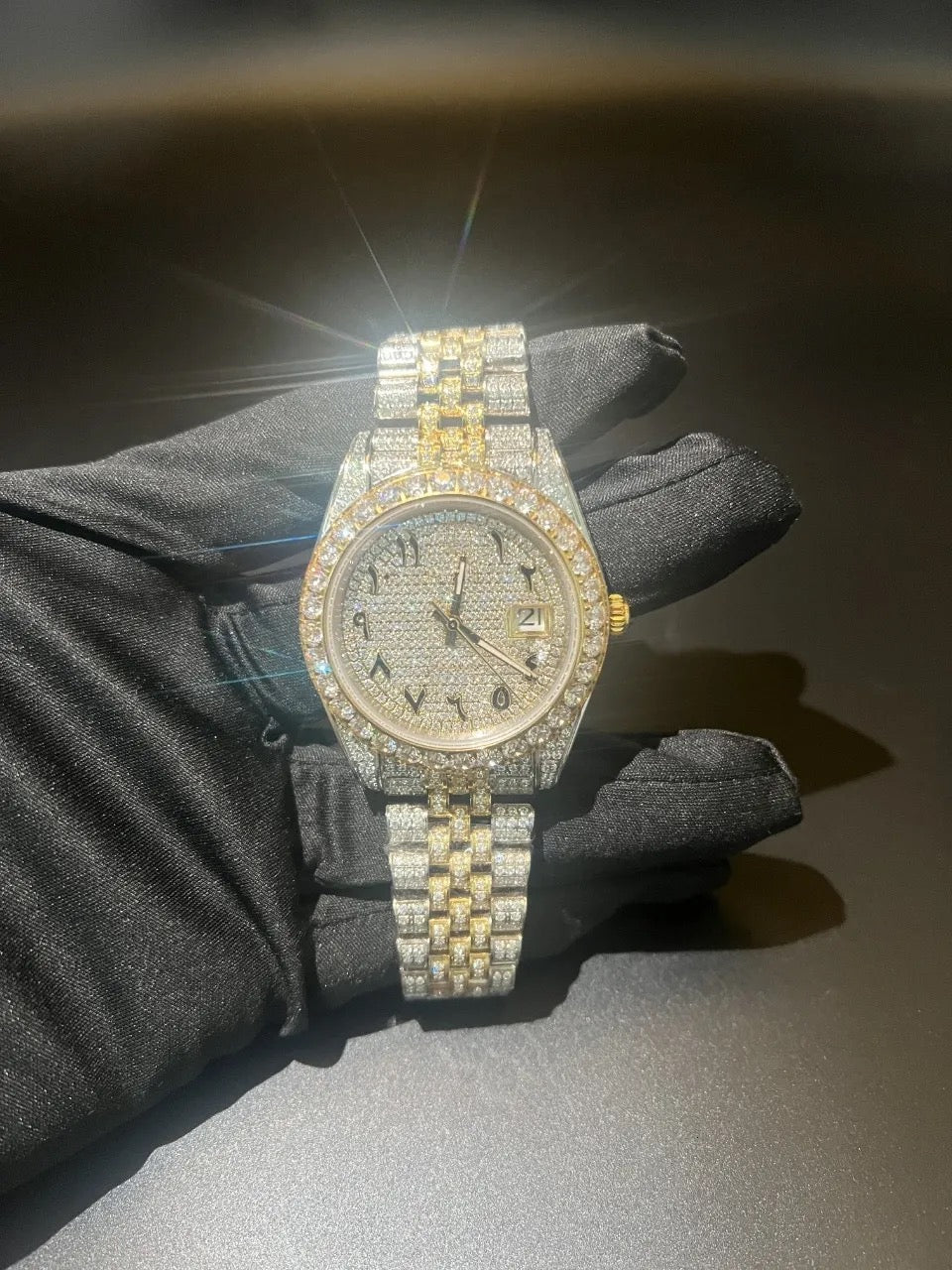 Iced out times new roman